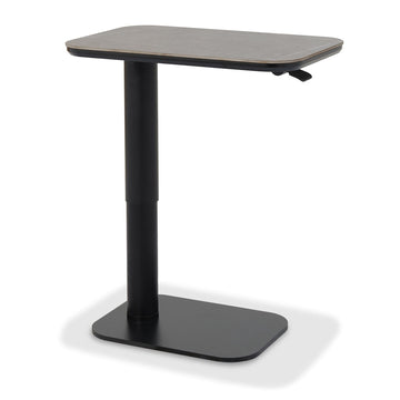 Bentley Designs Riley Grey Sintered Stone Adjustable Sofa Table